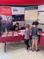 La Federació Catalana de Caça participa amb la seva carpa i la galeria de tir virtual a la Fira del Gos Caçador d’Arbeca